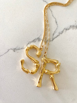 Best Deal for PRETOLE 14k Gold Initial Paperclip Chain Necklace for Women |  Algopix