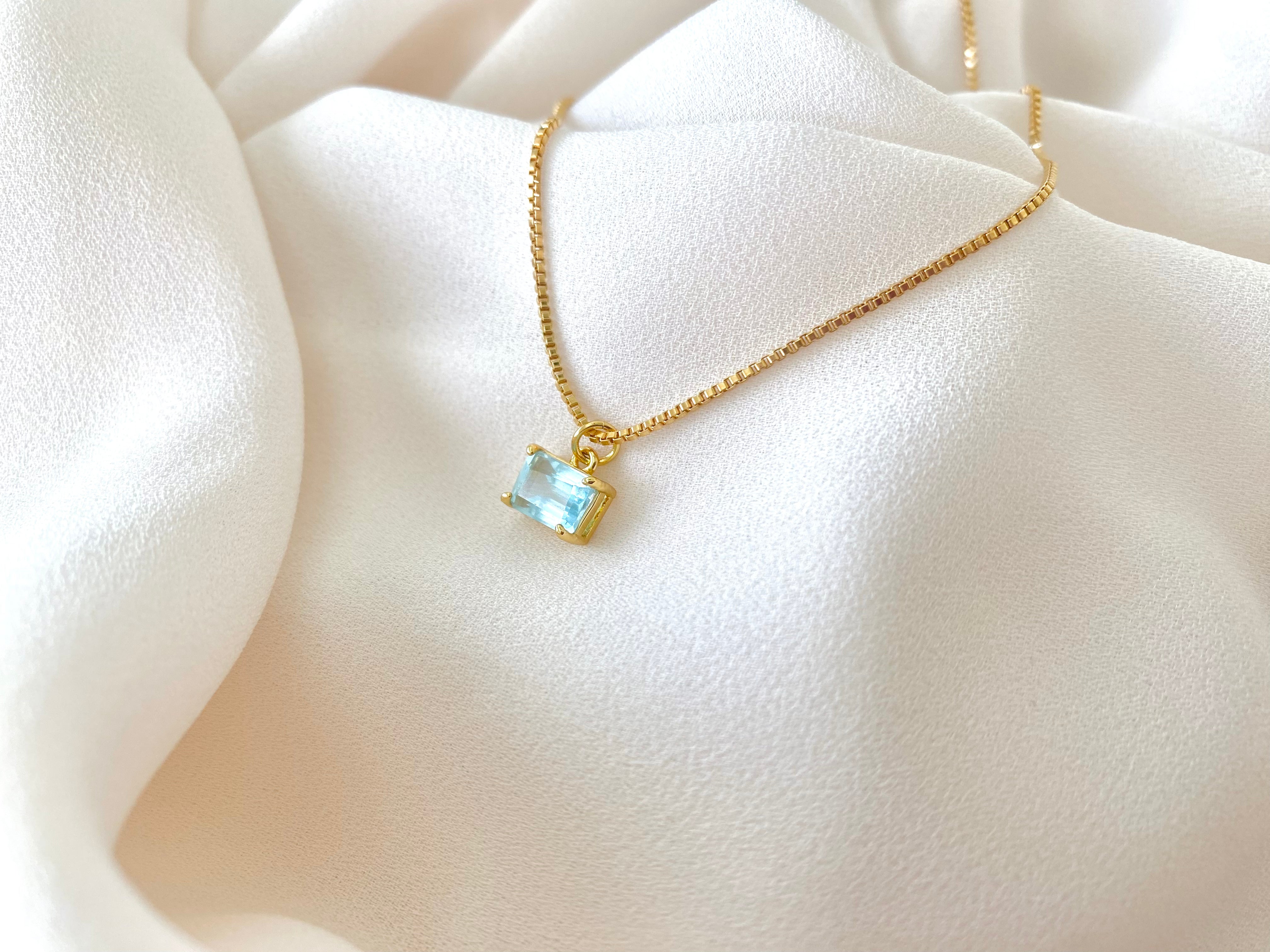 Dainty Birthstone Charm Necklace - Gold Filled - Dainty Coin Pendant - –  The Cord Gallery