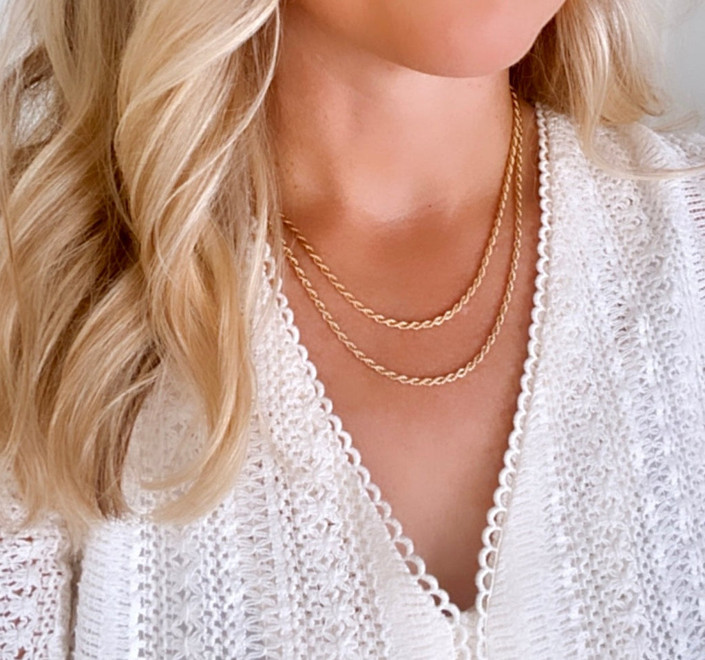 Rose Gold Crescent Sun Necklace – The Cord Gallery