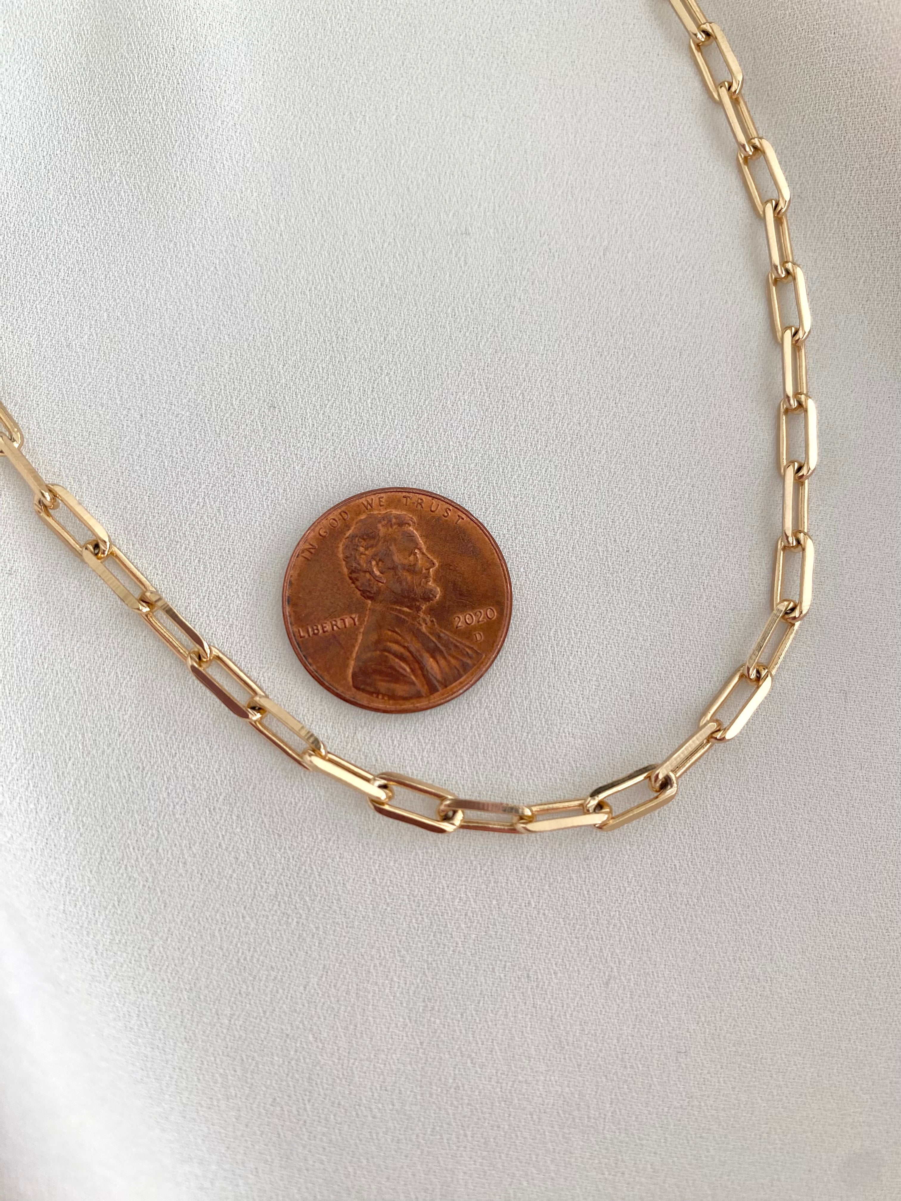 22 Thick 18K Gold Filled Chain