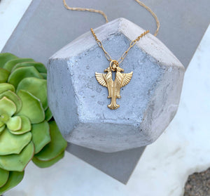 Bohemian Eagle Pendant Necklace