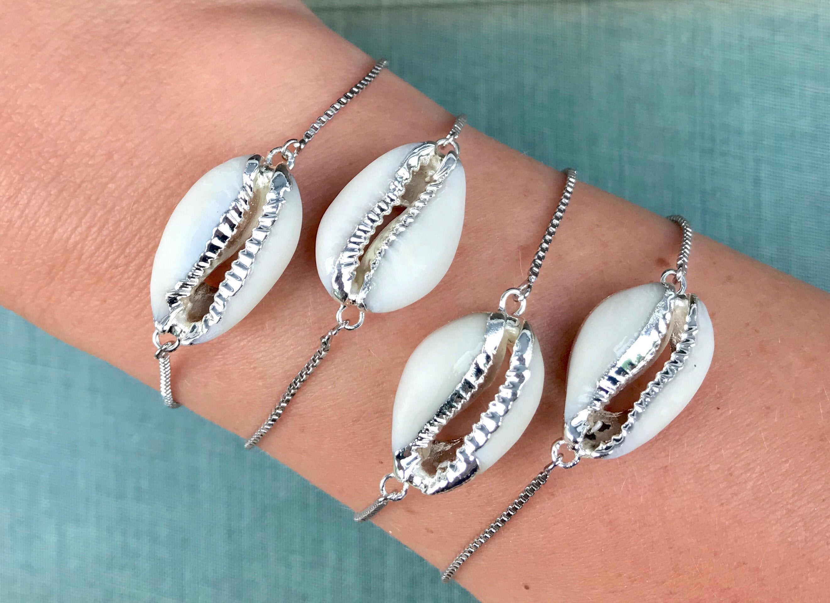 Cowrie Button Bracelet – Kate Davis Jewelry