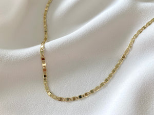 Simple, Tiny, Gold Filled Necklace, 5 Beads, Minimalist 