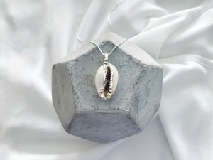 Genuine Cowrie Shell Necklace - Silver