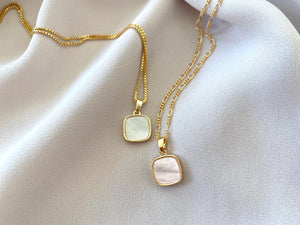 Biwa Stick Pearl Pendant Necklace - Gold Filled Chain - June Birthston –  The Cord Gallery