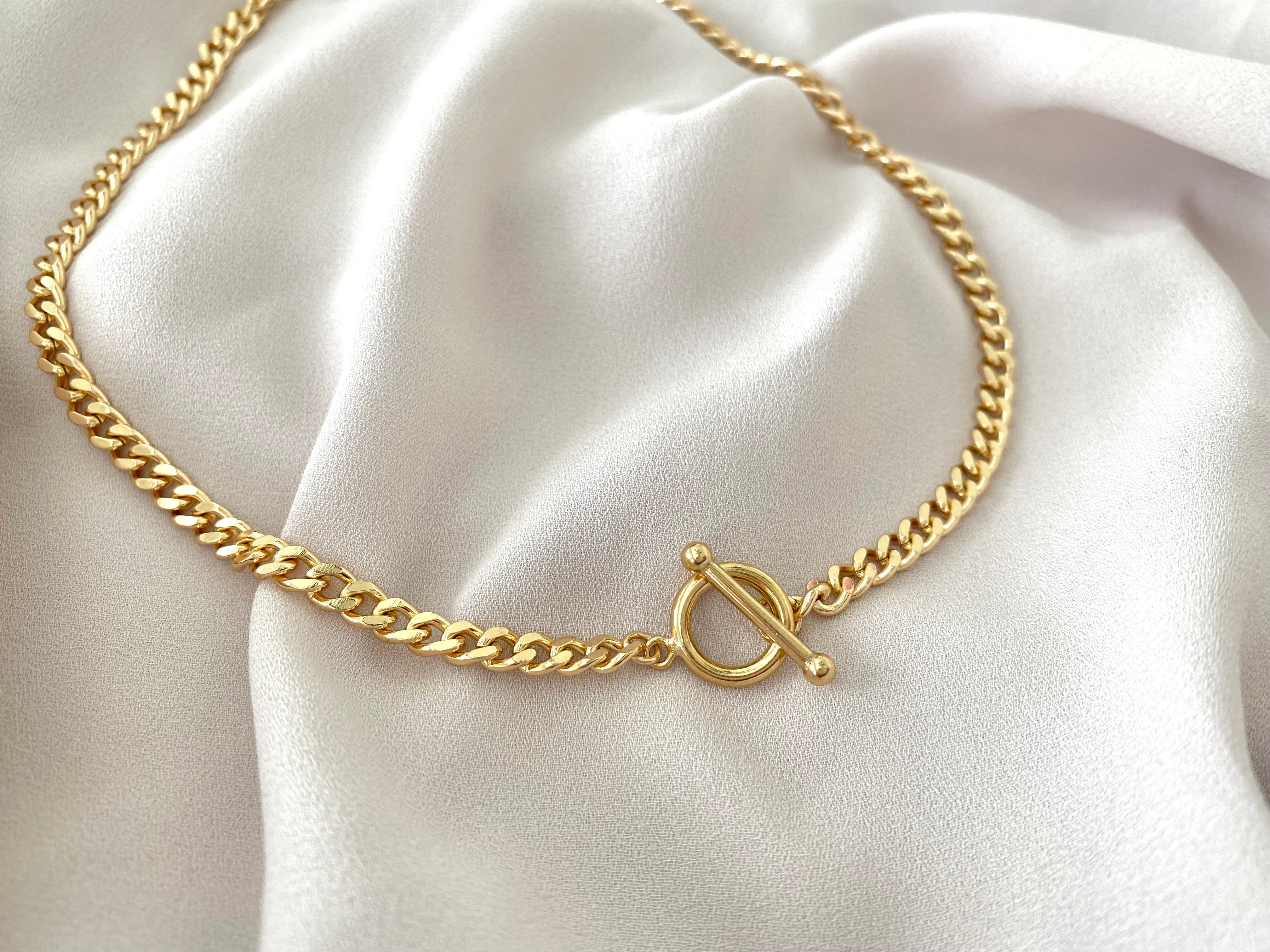 14K Yellow Gold-Filled Diamond 20mm Heart Locket Necklace
